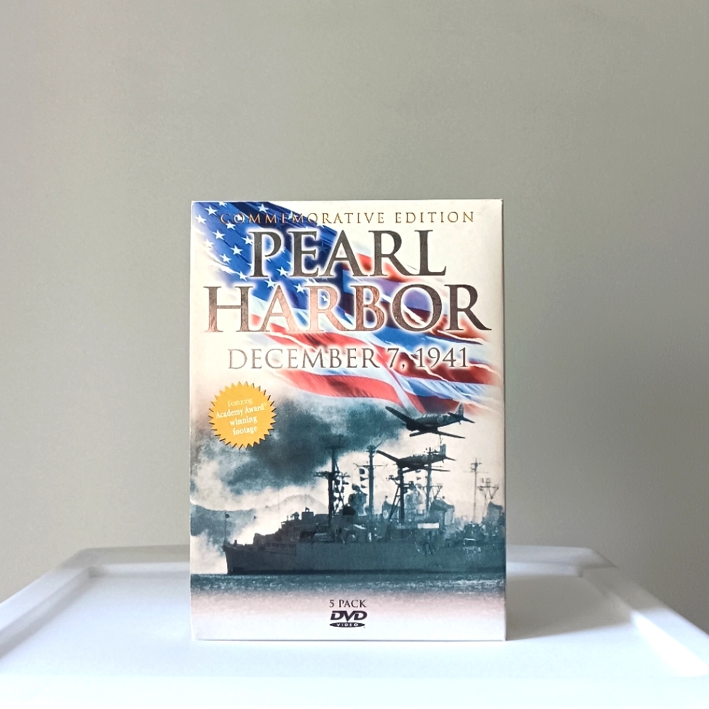 Commemorative Edition Pearl Harbor WWII 5 DVD Box Set Vintage '01 Military USA